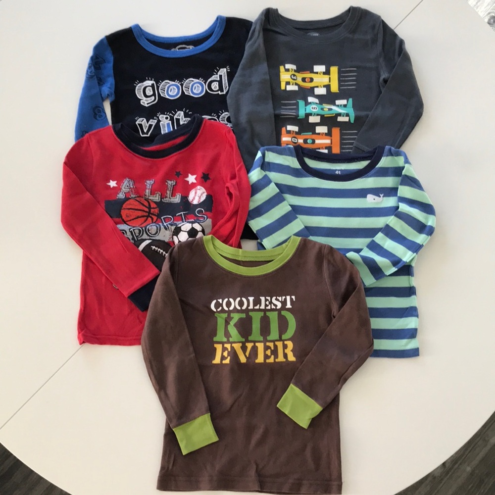 4T pajama TOPS